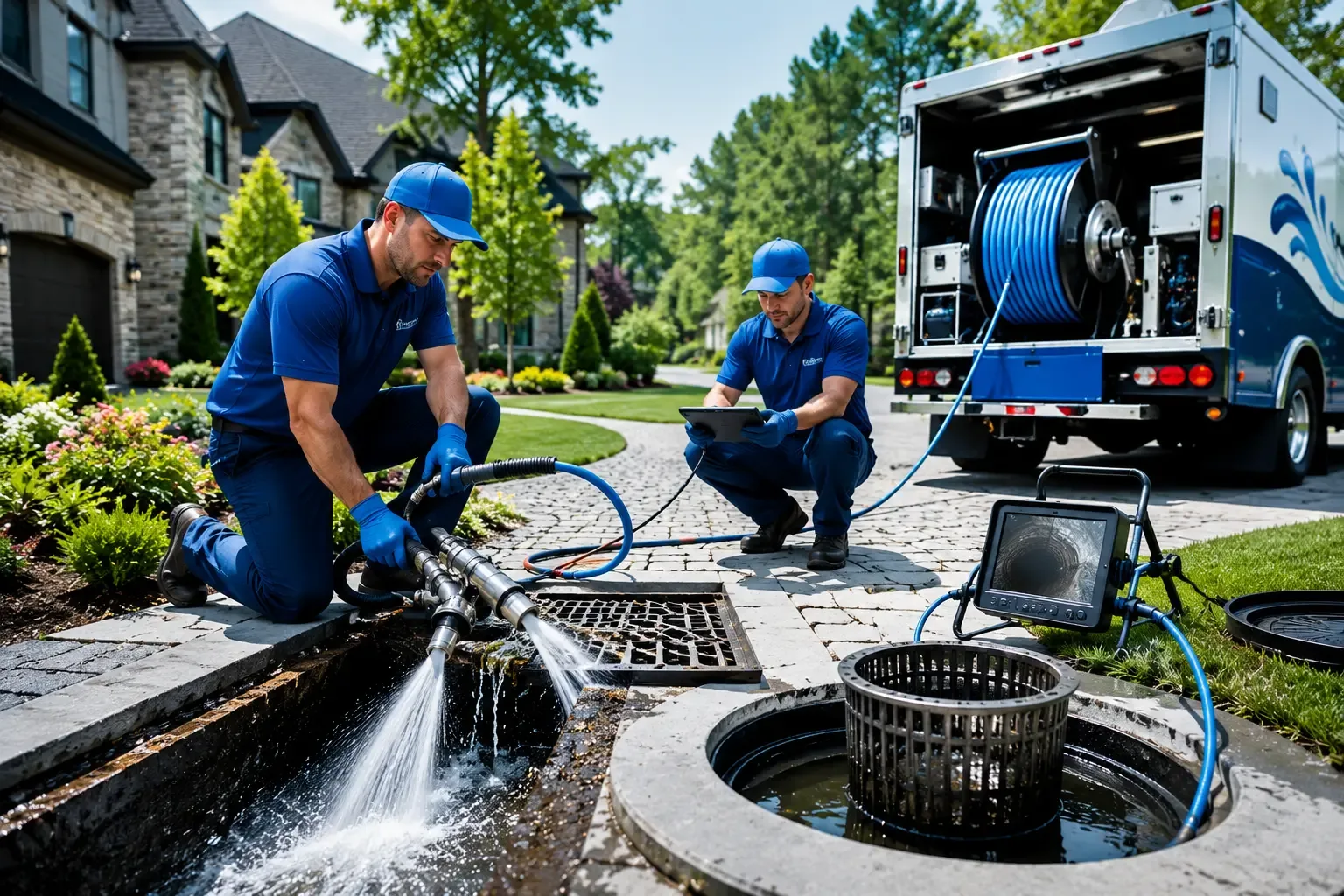 Local outdoor drain cleaning professionals in Hubertus, WI